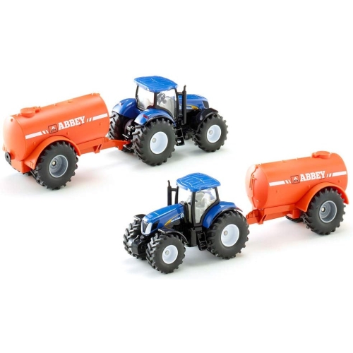 Traktor z jednoosiową cysterną model metalowy SIKU S1945